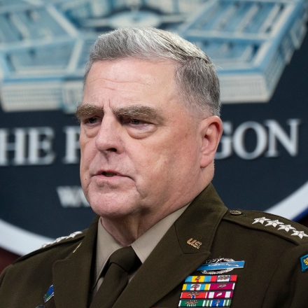 Joint Chiefs Chairman Gen. Mark Milley speaks during a media briefing at the Pentagon, July 20, 2022, in Washington.