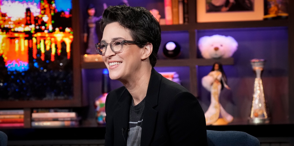 WATCH WHAT HAPPENS LIVE WITH ANDY COHEN -- Episode 19163 -- Pictured: Rachel Maddow -- (Photo by: Charles Sykes/Bravo via Getty Images)