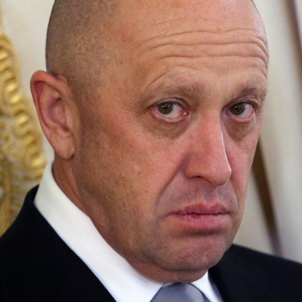 Russian billionaire and businessman, Concord catering company owner Yevgeny Prigozhin attends a meeting with foreign investors at Konstantin Palace June 16, 2016 in Saint Petersburg, Russia. Russian President Vladimir Putin is in Saint Petersburg to attend the International Economic Forum. (Photo by Mikhail Svetlov/Getty Images)